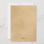 Botanischer Pfeil Modernes Foto Weihnachten (Rückseite)