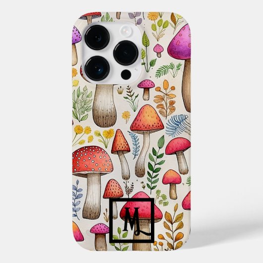 Botanischer Pilz Case-Mate iPhone Hülle (Rückseite)