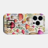 Botanischer Pilz iPhone Hülle (Rückseite (Horizontal))