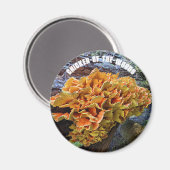 Botanischer Pilzhühner des Waldes Magnet (Vorderseite/Rückseite)