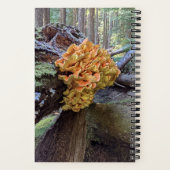 Botanischer Pilzhühner des Waldes Notizblock (Rückseite)