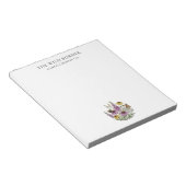 Botanischer Pollinator-Garten-Notizblock Notizblock (angewinkelt)