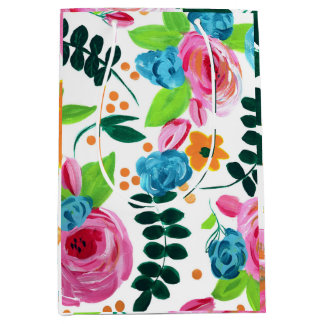 Botanischer Pop Mittlere Geschenktüte