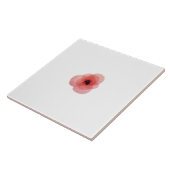 Botanischer Poppy Fliese (Seite)