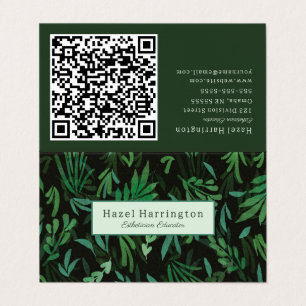 Botanischer QR-Code: Falsche Visitenkarte Visitenkarten