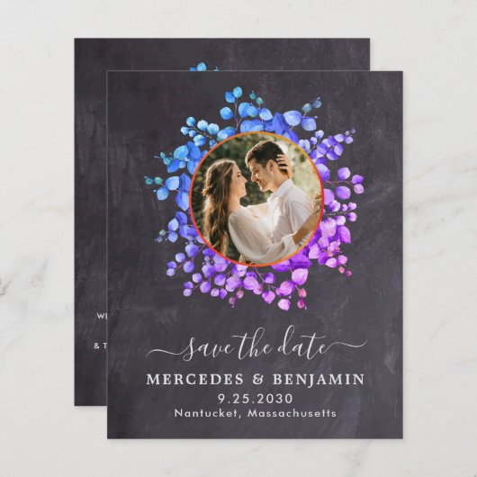 Botanischer QR-Kodex - Foto für Schiefer Save the  (Vorne/Hinten)