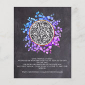 Botanischer QR-Kodex - Foto für Schiefer Save the  (Rückseite)