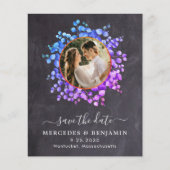 Botanischer QR-Kodex Save the Date (Vorderseite)