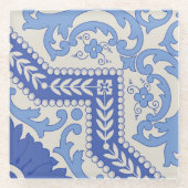 Botanischer Rahmen Glasuntersetzer (Vorderseite)