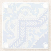 Botanischer Rahmen Glasuntersetzer (Rückseite)