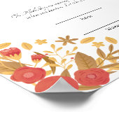 Botanischer Rahmen Nikka Vertrag Poster (Ecke)