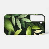 Botanischer Rahmen Samsung Galaxy Hülle (Rückseite (Horizontal))