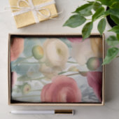Botanischer Ranunculus florales Muster Seidenpapier (Geschenk)