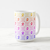 Botanischer Regenbogen Kaffeetasse (VorderseiteRechts)