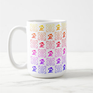 Botanischer Regenbogen Kaffeetasse