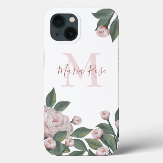 Botanischer Rose-Individuelle Name Case-Mate iPhone Hülle (Rückseite)