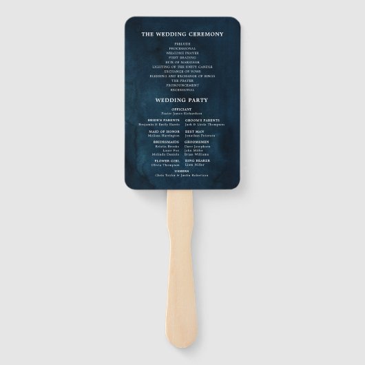 Botanischer Rosenrosse Fächer (Rückseite)