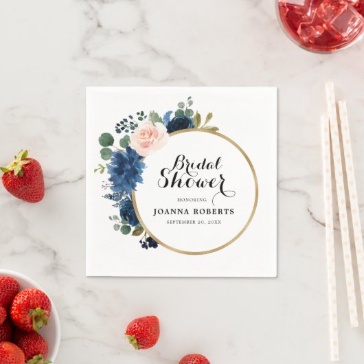 Botanischer Rosenrosse Serviette (Beispiel)