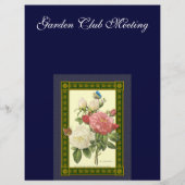 Botanischer Roter Flyer (Hinten)