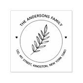 Botanischer Rundleaf Permastempel (Design)