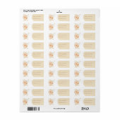 Botanischer Rustikaler warmer Blumenboho (Vorne)
