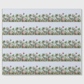 Botanischer Safari-Tiere Geschenkpapier (Flach)