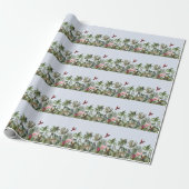 Botanischer Safari-Tiere Geschenkpapier (Ungerollt)