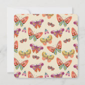 Botanischer Schmetterling Karte (Rückseite)