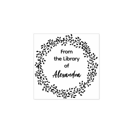 BOTANISCHER SCHRITT aus der Bibliothek Gummistempel (Prägung)