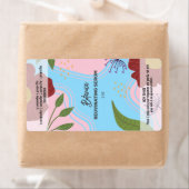 Botanischer Serumtropfen Flaschenetiketten (Insitu)