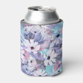 Botanischer Splendor: Kreatives Wasserfarbmuster Dosenkühler (Kanne Vorderseite)