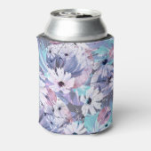 Botanischer Splendor: Kreatives Wasserfarbmuster Dosenkühler (Kanne Rückseite)