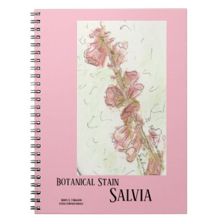 BOTANISCHER STAHL SALVIA NOTIZBLOCK