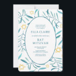 Botanischer Stern von David Bar Bat Mitzvah Einladung<br><div class="desc">Perfekte Karte, um eine Fledermausmitzvah, Bar mitzvah oder andere jüdische Feier anzukündigen! Handgemachte Aquarellkunst für Sie auf der Vorder- und Rückseite! Vollständig anpassbar! Klicken Sie auf "Personalisieren" oben, um den Text zu bearbeiten. Klicken Sie auf "Bearbeiten mit dem Design-Tool", um die Schriftart, Farben und Platzierungen anzupassen und das Design auf...</div>