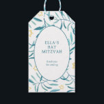 Botanischer Stern von David Bar Bat Mitzvah Geschenkanhänger<br><div class="desc">Perfekte Geschenkmarke für Gastgeschenke bei einer Fledermausmitzvah, Bar mitzvah oder anderen jüdischen Feiern! Handgemachte Aquarellkunst für Sie auf der Vorder- und Rückseite! Vollständig anpassbar! Klicken Sie auf "Personalisieren" oben, um den Text zu bearbeiten. Klicken Sie auf "Bearbeiten mit dem Design-Tool", um die Schriftart, Farben und Platzierungen anzupassen und das Design...</div>