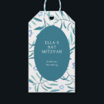 Botanischer Stern von David Bar Bat Mitzvah Geschenkanhänger<br><div class="desc">Perfekte Geschenkmarke für Gastgeschenke bei einer Fledermausmitzvah, Bar mitzvah oder anderen jüdischen Feiern! Handgemachte Aquarellkunst für Sie auf der Vorder- und Rückseite! Vollständig anpassbar! Klicken Sie auf "Personalisieren" oben, um den Text zu bearbeiten. Klicken Sie auf "Bearbeiten mit dem Design-Tool", um die Schriftart, Farben und Platzierungen anzupassen und das Design...</div>