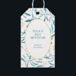 Botanischer Stern von David Bar Bat Mitzvah Geschenkanhänger<br><div class="desc">Perfekte Geschenkmarke für Gastgeschenke bei einer Fledermausmitzvah, Bar mitzvah oder anderen jüdischen Feiern! Handgemachte Aquarellkunst für Sie auf der Vorder- und Rückseite! Vollständig anpassbar! Klicken Sie auf "Personalisieren" oben, um den Text zu bearbeiten. Klicken Sie auf "Bearbeiten mit dem Design-Tool", um die Schriftart, Farben und Platzierungen anzupassen und das Design...</div>