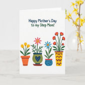 Botanischer Stiefmuttertag Karte (Gelbe Blume)