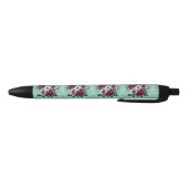 Botanischer Stift Veilchen auf hellgrünem Hintergr (Unterseite)