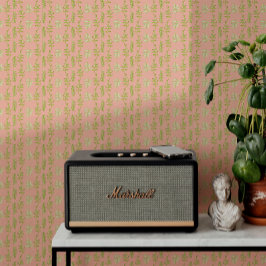 Botanischer Streifen Feminine Vintages Hübsches Ba Tapete