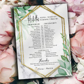 Botanischer Text Hochzeitstag