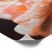 Botanischer Tiger-Kunstprint, verändertes Tier Poster (Ecke)