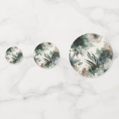 Botanischer Tisch für Wasserfarben Konfetti (Vorderseiten)