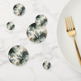 Botanischer Tisch für Wasserfarben Konfetti