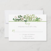 Botanischer Traum UAWG RSVP Karte (Vorderseite)