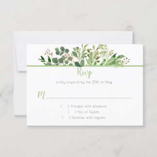 Botanischer Traum UAWG RSVP Karte