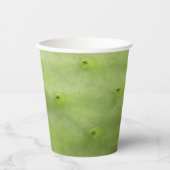 Botanischer Tropenkaktus Foto Paper Cup Pappbecher (Vorderseite)