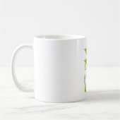 Botanischer tropischer Dekor der Kaffeetasse (Links)