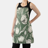 Botanischer Tulip auf dem Bildschirm grün Schürze (InSitu)