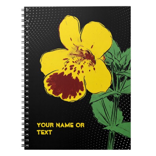 Botanischer Unfug: Die Magic Monkey Flower PopArt Notizblock (Vorderseite)